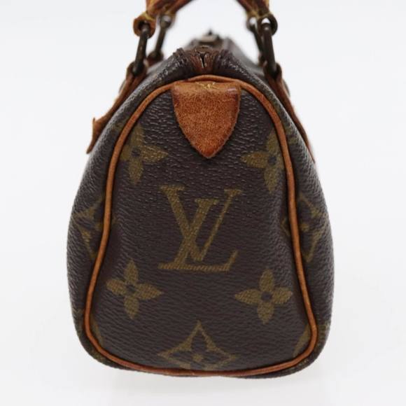 LOUIS VUITTON Monogram Mini Speedy Hand Bag M41534 LV Auth 95860 - Picture 3 of 16